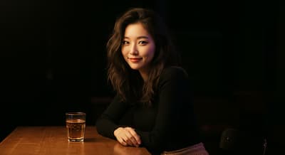 따뜻한 조명이 비치는 룸 안에서 눈물을 흘리는 52살 중견기업 대표. 40년 우정의 끝자락에서 친구를 떠나보내는 아픔